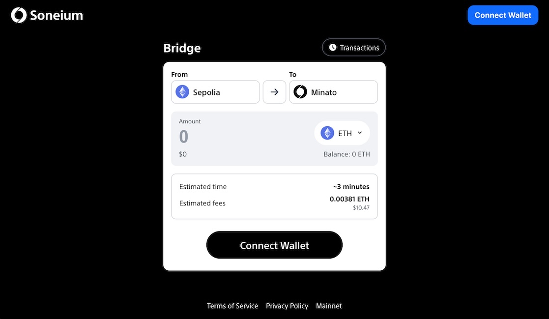 Bridge Page